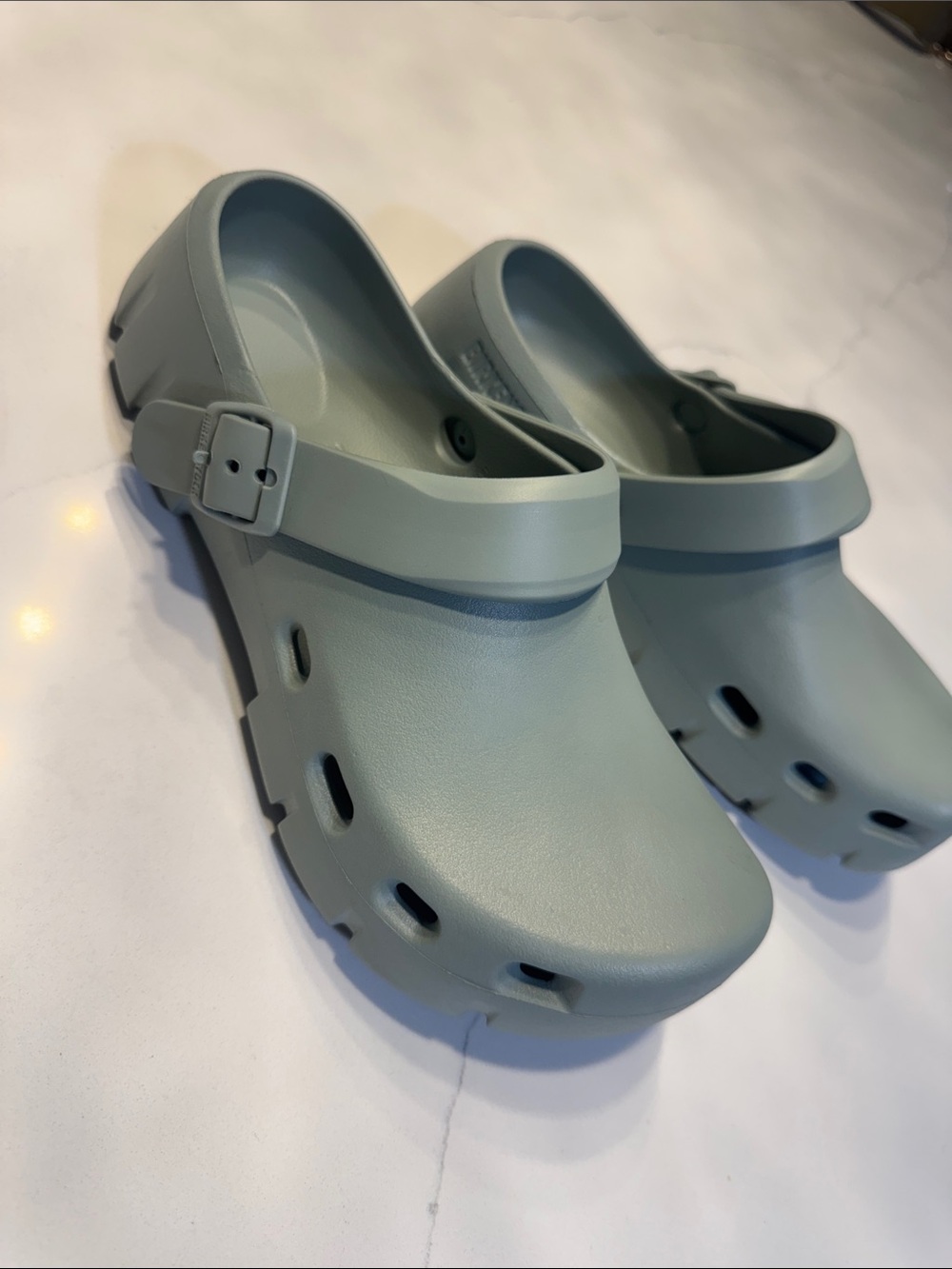 Birkenstock Slip-On Clog in Sage Green size 38